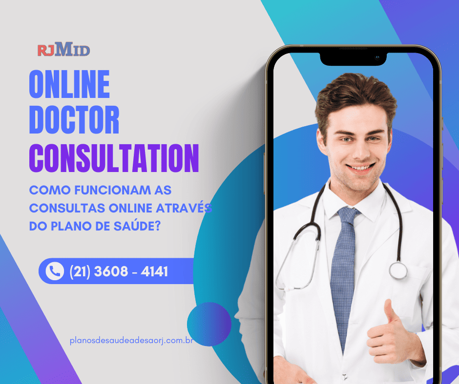 Como funcionam as consultas online através do plano de saúde